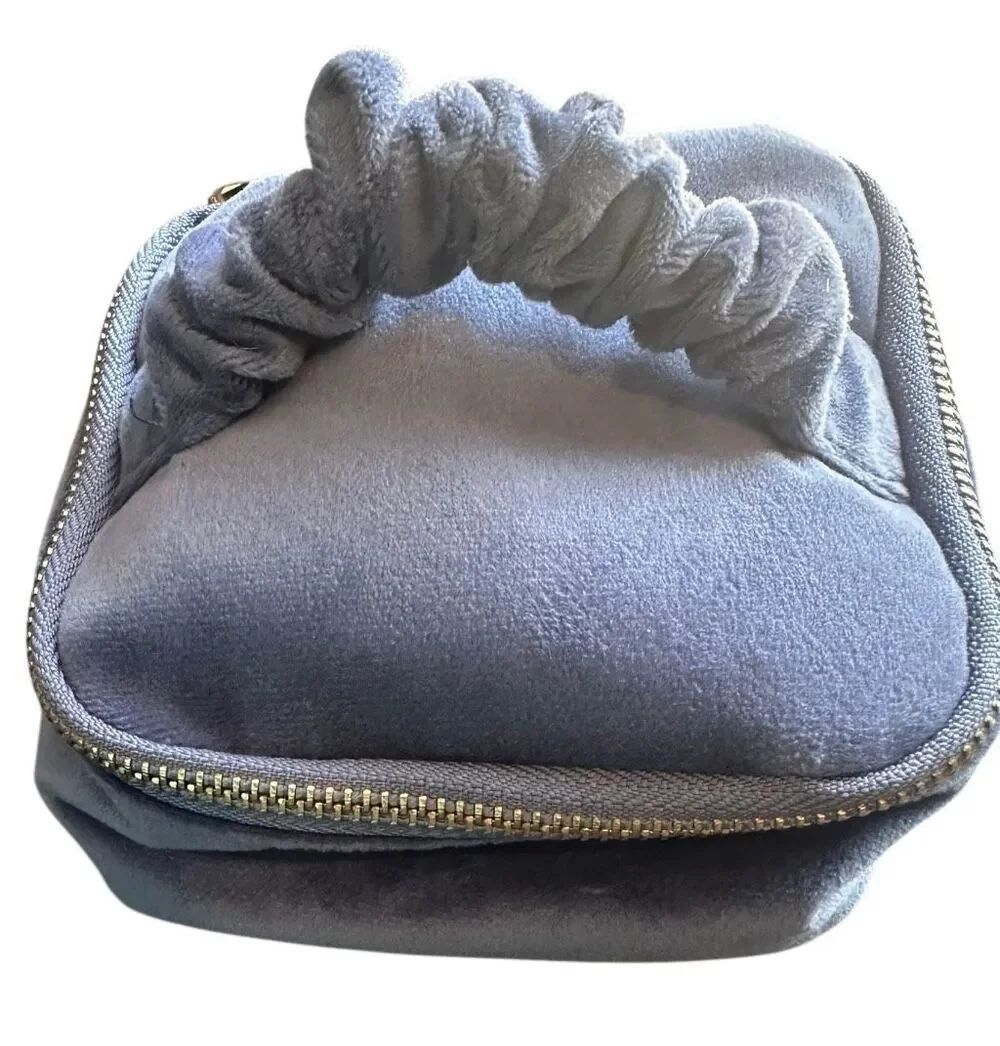 Purple Velvet Jewelry Organizer Travel Storage